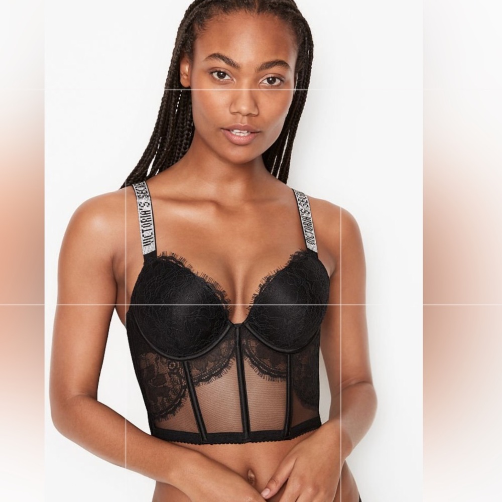 Victoria’s Secret Shine Strap Bra Corset